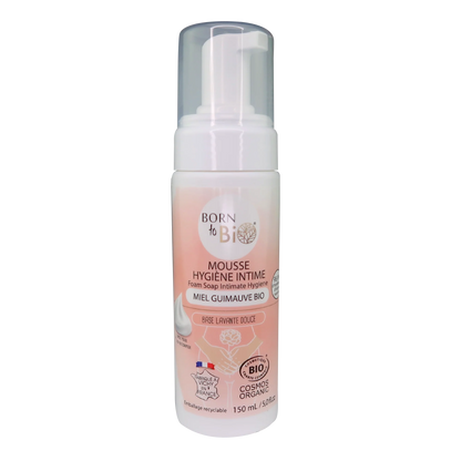 Mousse Hygiène Intime Miel et Guimauve - Certifiée Bio