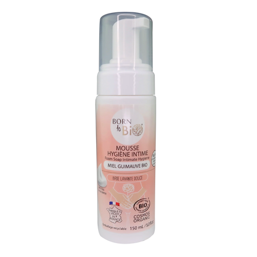 Mousse Hygiène Intime Miel et Guimauve - Certifiée Bio