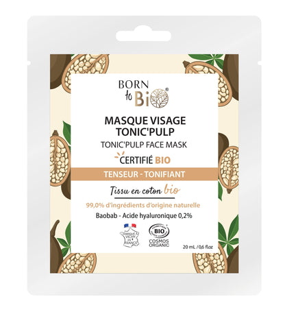 Tonic'Pulp cotton face mask - Certified Organic