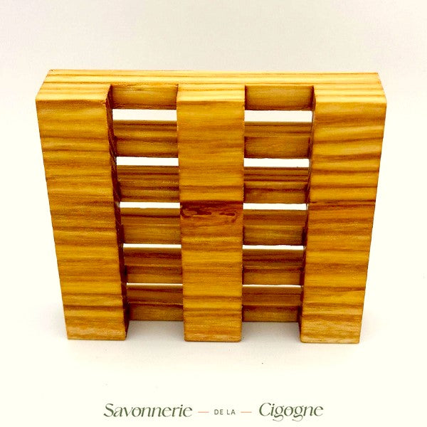 Porte savon bois