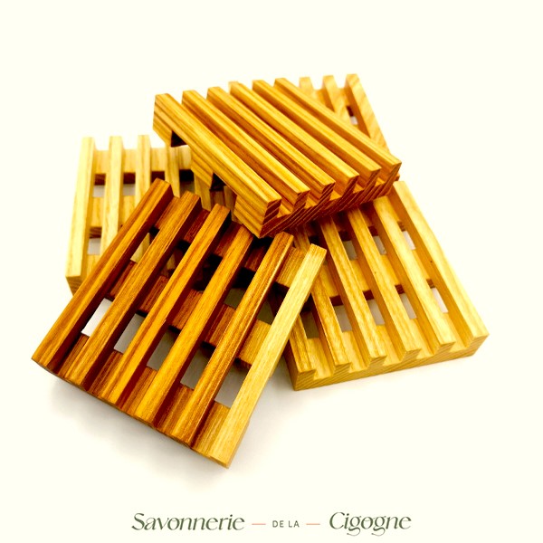 Porte savon bois