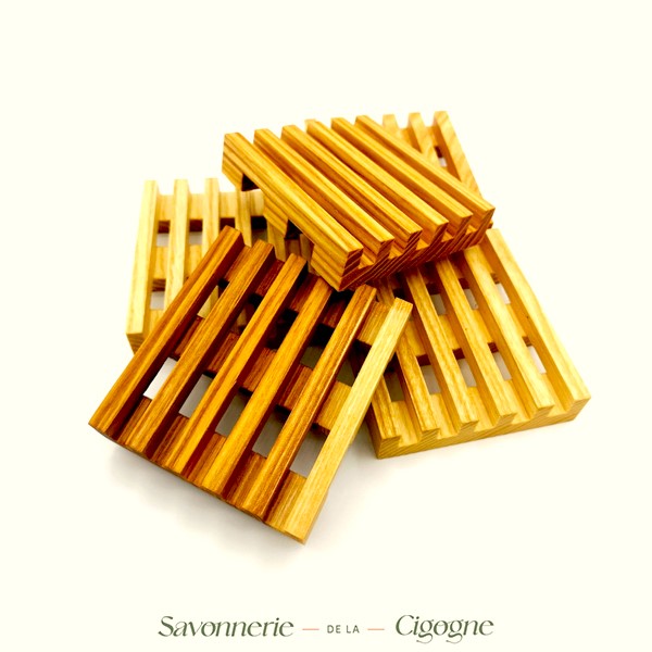 Porte savon bois