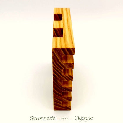 Porte savon bois