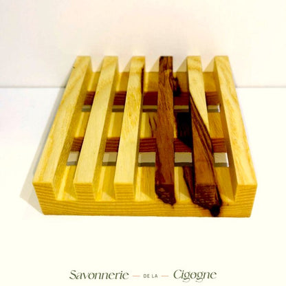 Porte savon bois