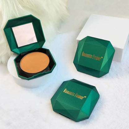 Brand-new 4 Colors Dark Pressed Powder Dark Skin Powder Matte Powder Long-lasting Waterproof  Brand Makeup Blush