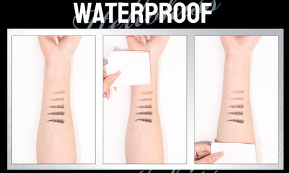 Waterproof Eyebrow Pen, Microblading Eyebrow Pencil With 4 Split Head, Natural Looking Brows Makeup ( 5 Colors)