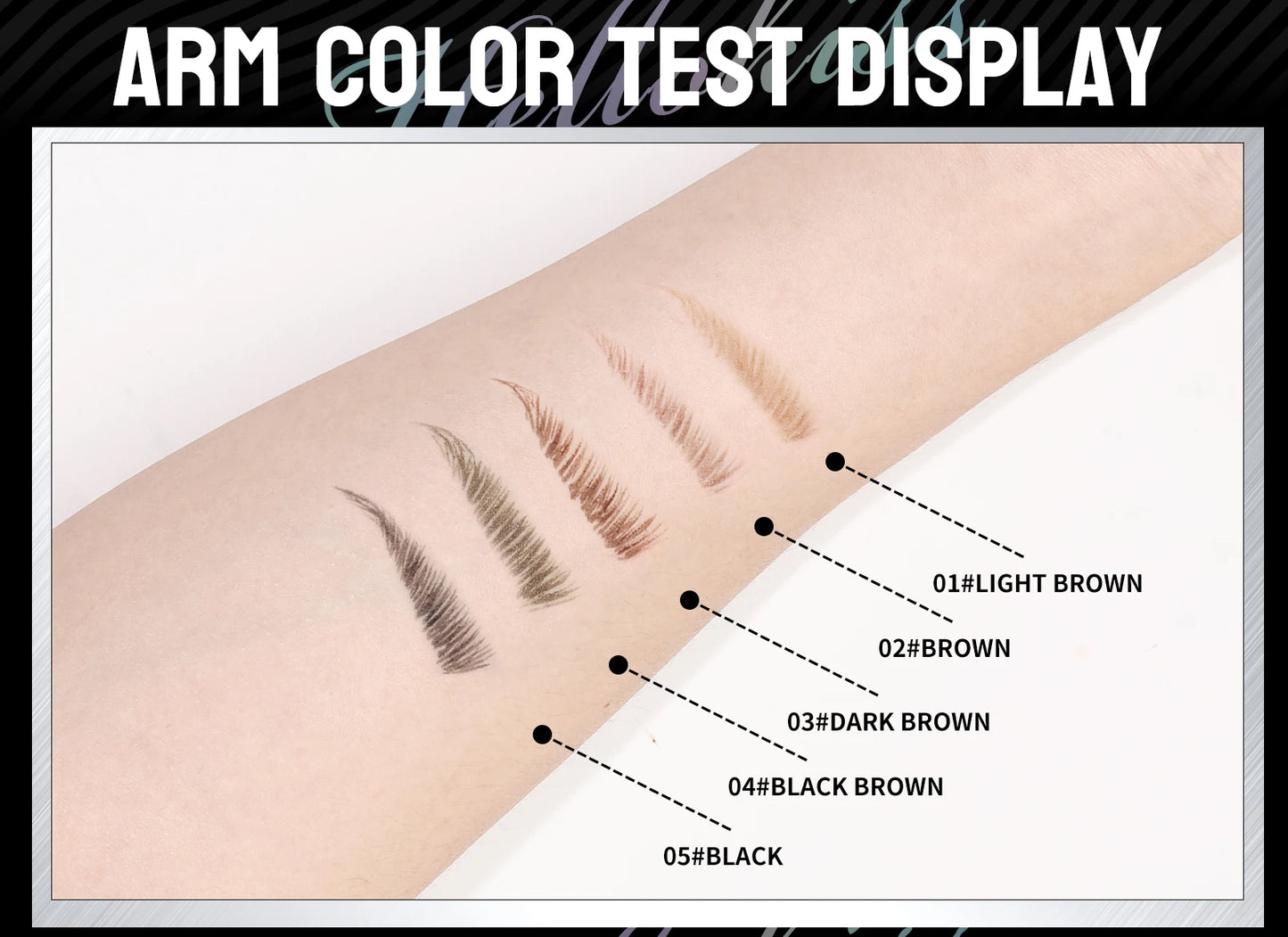 Curved Eyebrow Pen - Eyebrow Pencil, Brow Pencil 2-in-1 Dual-Ended Microblading Eyebrow Pen