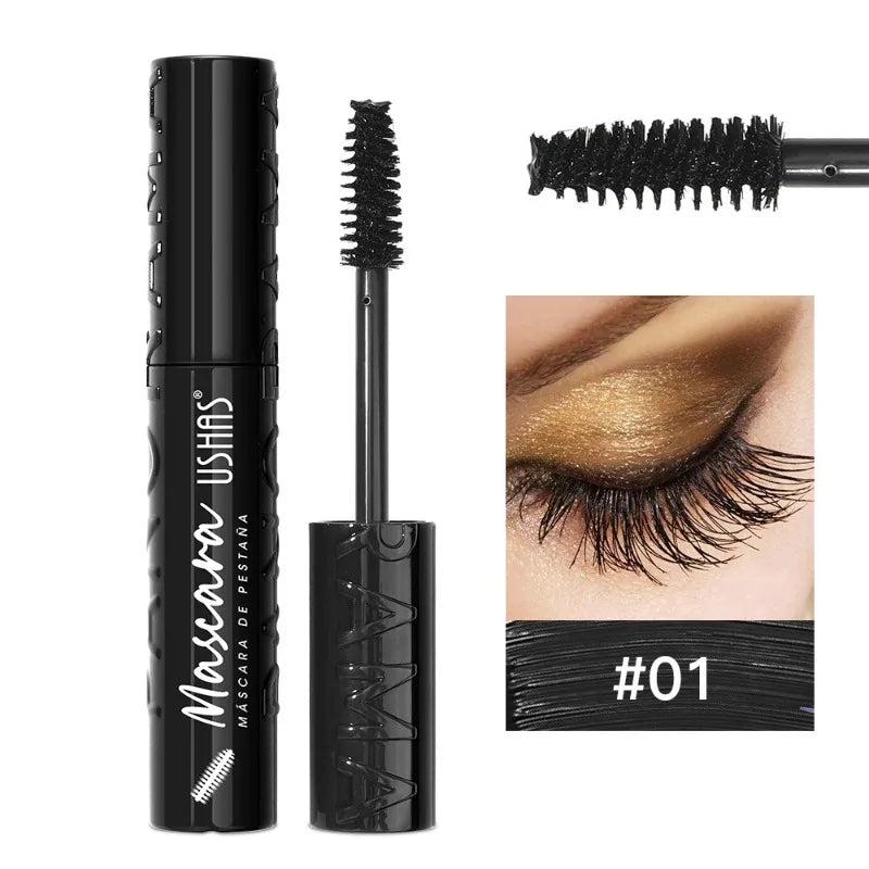 Colorful Silk Mascara Blue Red Black Cream Lengthening Waterproof and Non-caking Colored Thickening Lengthening Curling Mascara