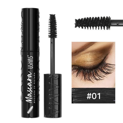 Colorful Silk Mascara Blue Red Black Cream Lengthening Waterproof and Non-caking Colored Thickening Lengthening Curling Mascara