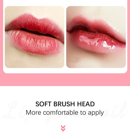 Lip Oil Plumping Lip Gloss Crystal Jelly Moisturizing Makeup Sexy Plump Lip Glow Oil Tinted Lip Plumper