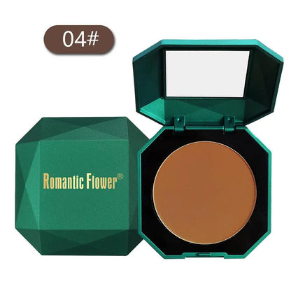 Brand-new 4 Colors Dark Pressed Powder Dark Skin Powder Matte Powder Long-lasting Waterproof  Brand Makeup Blush