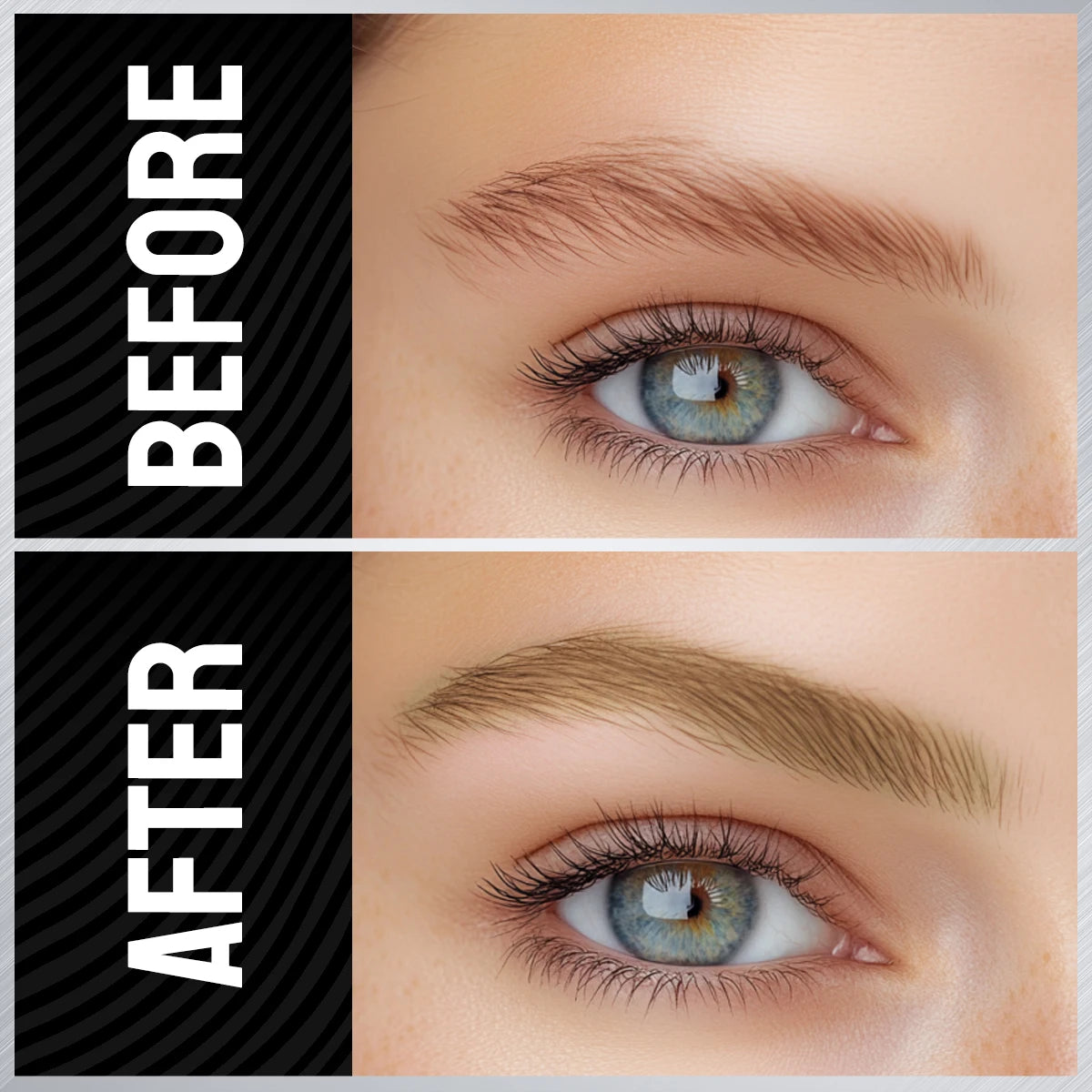 Curved Eyebrow Pen - Eyebrow Pencil, Brow Pencil 2-in-1 Dual-Ended Microblading Eyebrow Pen