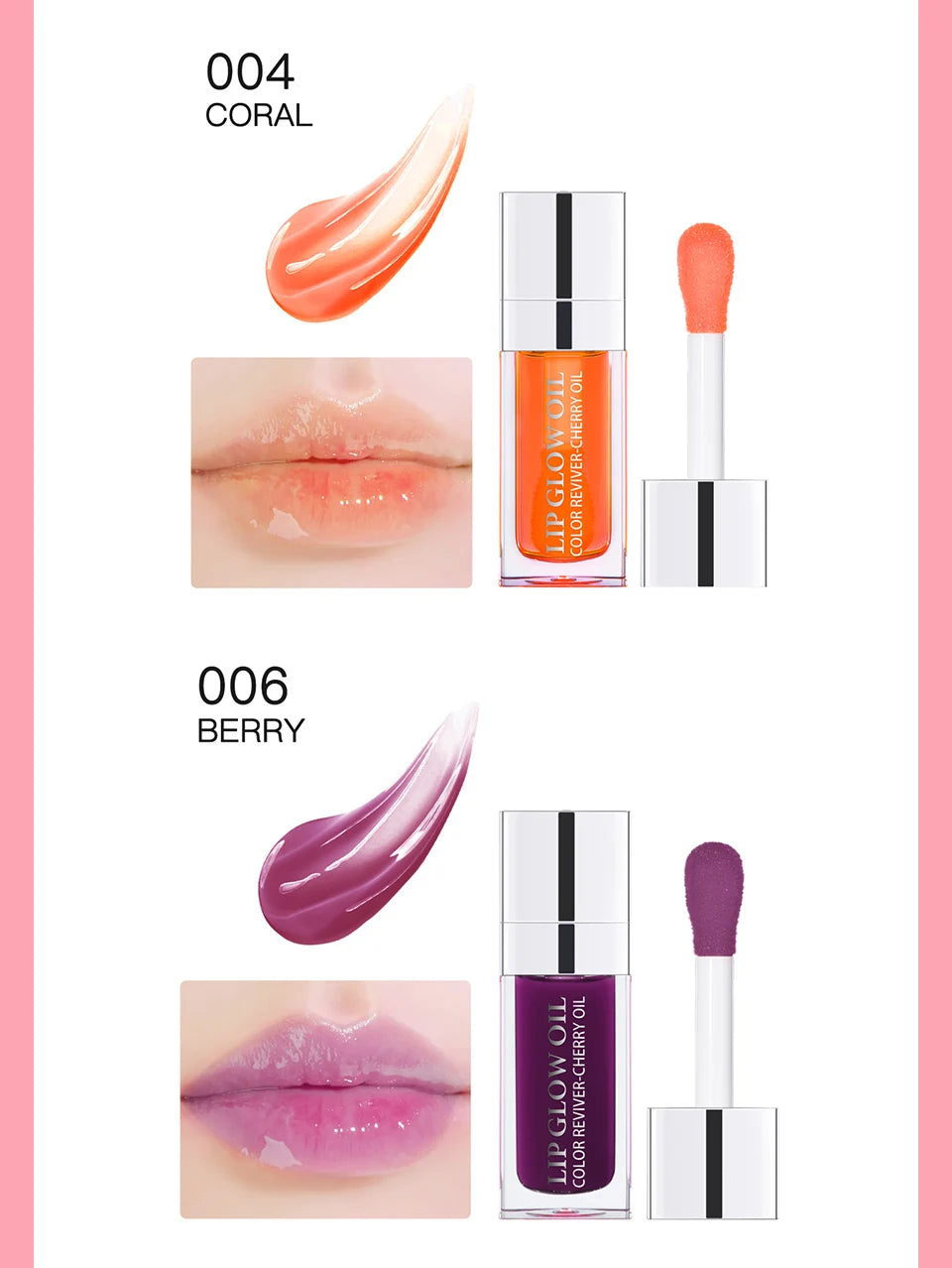 Lip Oil Plumping Lip Gloss Crystal Jelly Moisturizing Makeup Sexy Plump Lip Glow Oil Tinted Lip Plumper