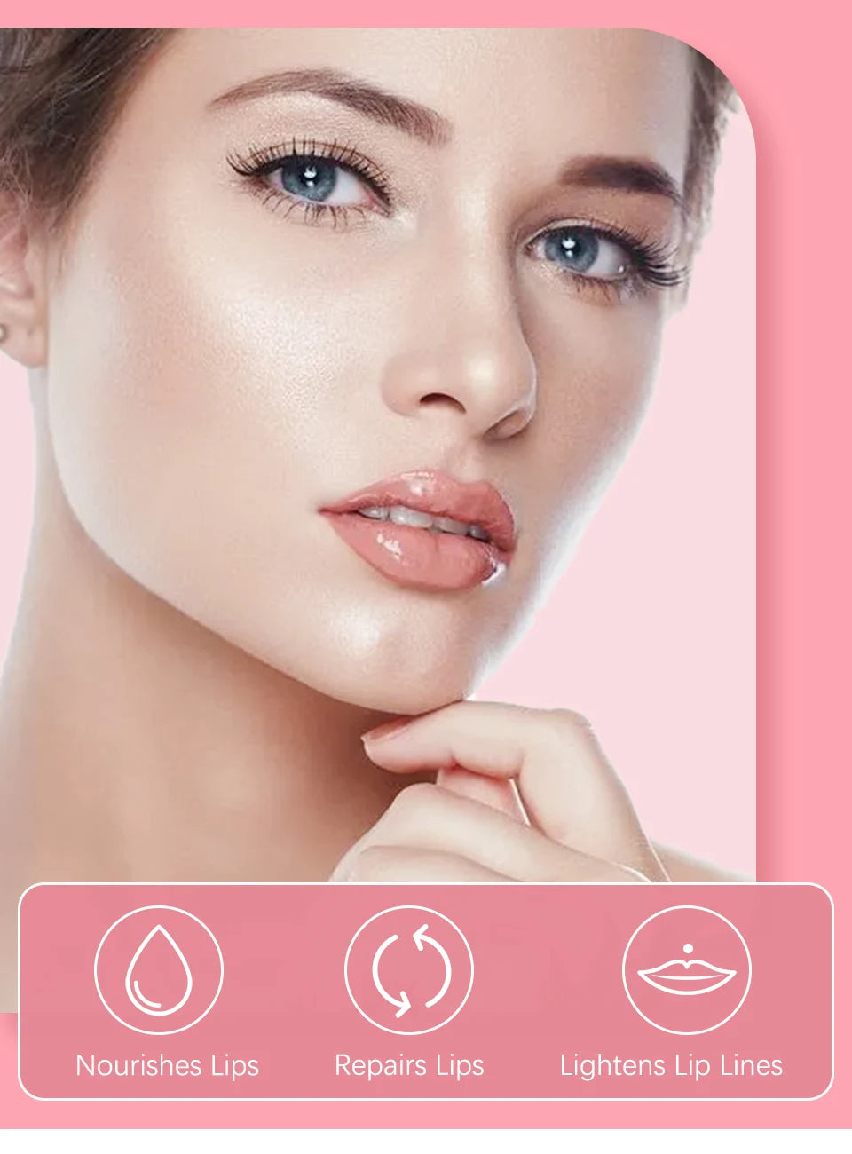 Lip Oil Plumping Lip Gloss Crystal Jelly Moisturizing Makeup Sexy Plump Lip Glow Oil Tinted Lip Plumper