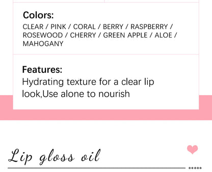 Lip Oil Plumping Lip Gloss Crystal Jelly Moisturizing Makeup Sexy Plump Lip Glow Oil Tinted Lip Plumper