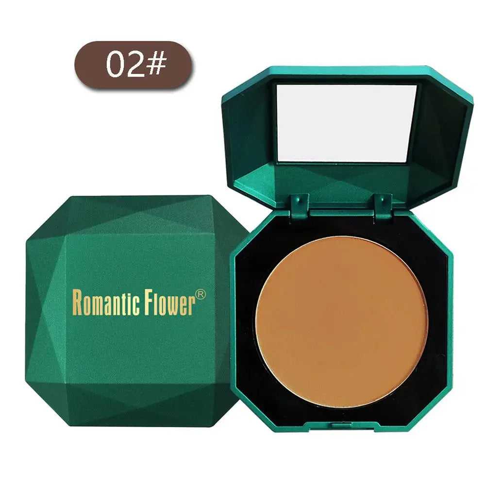 Brand-new 4 Colors Dark Pressed Powder Dark Skin Powder Matte Powder Long-lasting Waterproof  Brand Makeup Blush