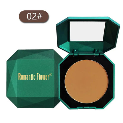 Brand-new 4 Colors Dark Pressed Powder Dark Skin Powder Matte Powder Long-lasting Waterproof  Brand Makeup Blush
