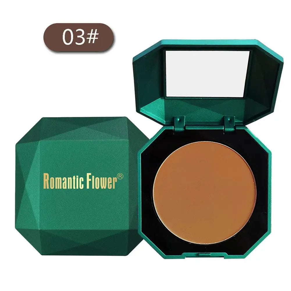 Brand-new 4 Colors Dark Pressed Powder Dark Skin Powder Matte Powder Long-lasting Waterproof  Brand Makeup Blush