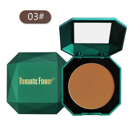 Brand-new 4 Colors Dark Pressed Powder Dark Skin Powder Matte Powder Long-lasting Waterproof  Brand Makeup Blush