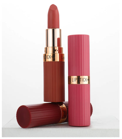 6 Colors Matte Waterproof Velvet Nude Lipstick Sexy Red Brown Pigments Long Lasting Profissional Makeup Cosmetics
