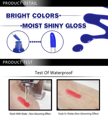 Hot Lipgloss Sexy Red Liquid Lipstick Ultra Matte Velvet Long Lasting Women Beauty Nonstick Cup Waterproof Lip Gloss Nude Makeup