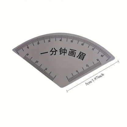 1PC Eyebrow Stencil Kit - Instant Perfect Brows, Multi-Style Templates for Women, Precision Shaping Tool, Foolproof Guide