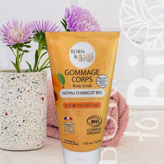 Gommage Corps Noyau d'Abricot - Certifié Bio