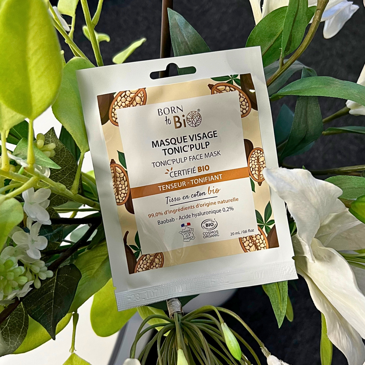 Tonic'Pulp cotton face mask - Certified Organic