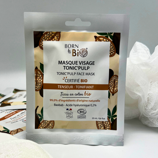 Tonic'Pulp cotton face mask - Certified Organic